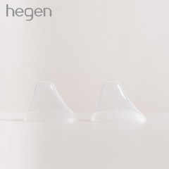 【批采】hegen原装进口透明奶瓶盖 密封防尘奶瓶盖配件通用标准口径 透明瓶盖 *6个